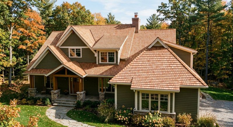 Cedar Roof Installation in Chittenden County, VT
