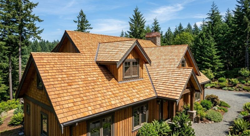 Cedar Roof Installation in Saint Albans, VT
