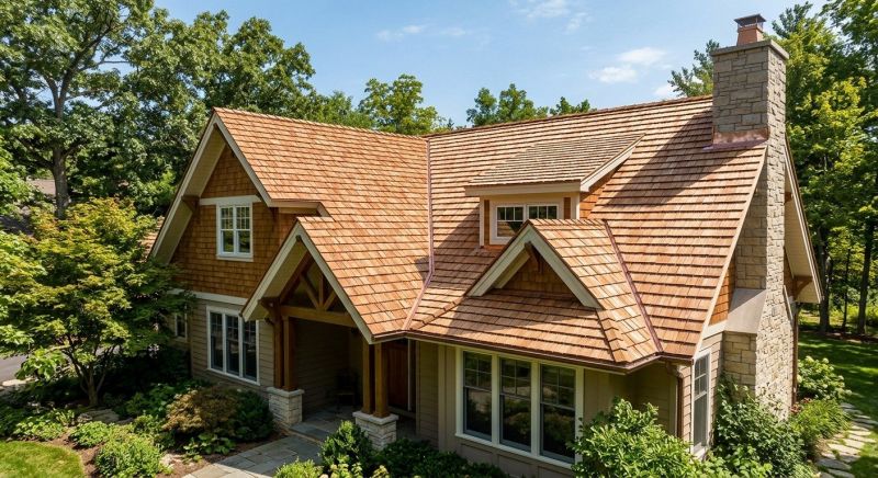 Cedar Shake Roof Construction in Essex Junction, VT