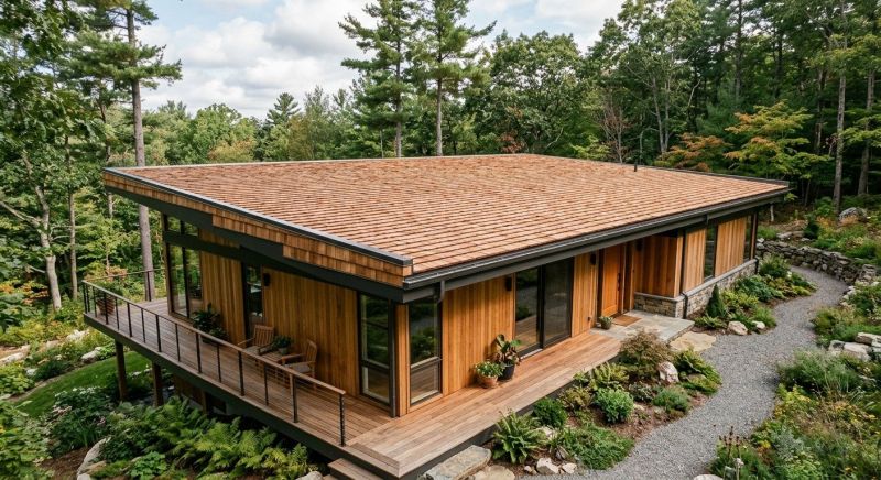 Cedar Shake Roof Construction in Grand Isle, VT