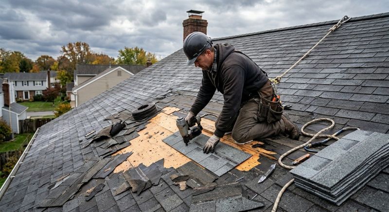 Damaged Roof Replacement in Plattsburgh, NY