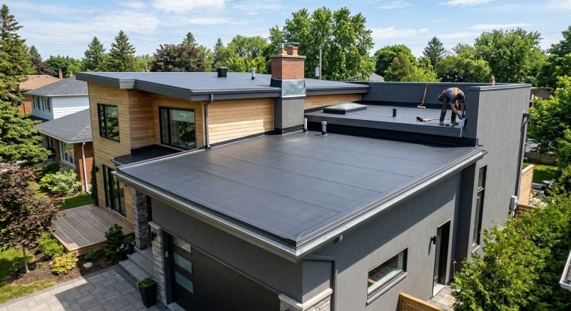 Epdm Roof Installation in Williston, VT