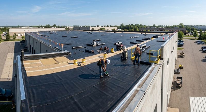 Flat Roof Installation in Saint Albans, VT