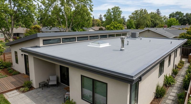 Flat Roof Replacement in Cambridge, VT