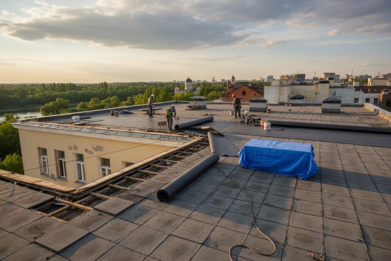 Flat Roof Replacement in Chittenden County, VT