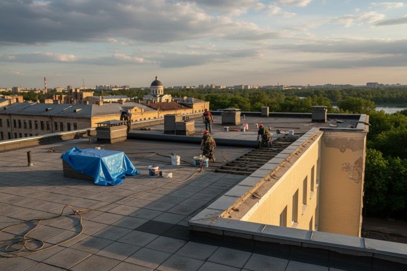 Flat Roof Replacement in Saint Albans, VT