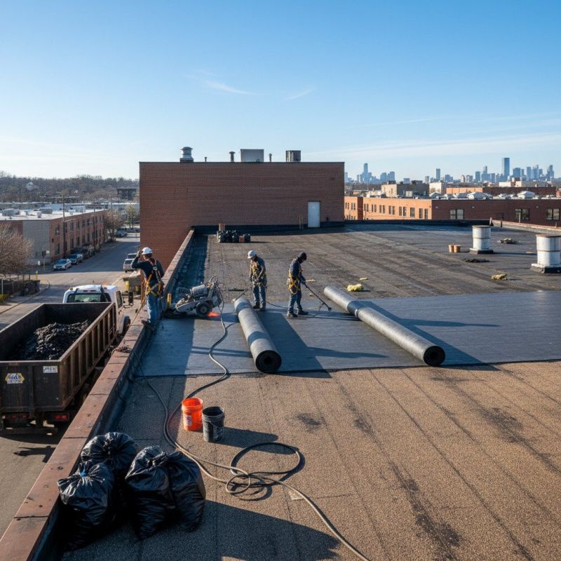 Flat Roof Replacement in South Burlington, VT