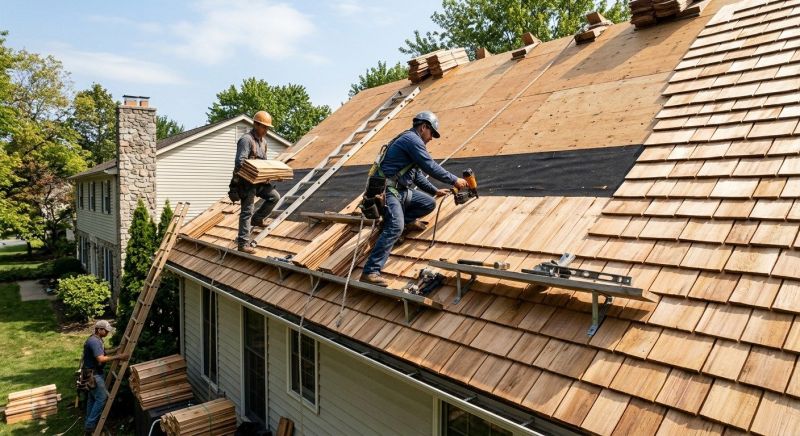 Shake Roof Replacement in Chittenden County, VT