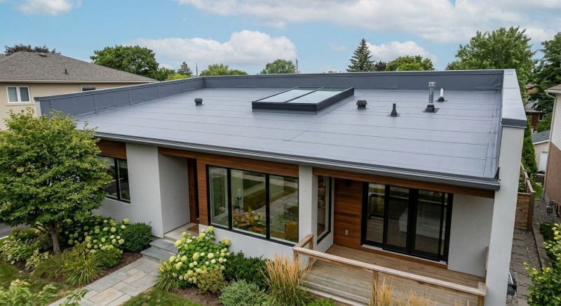 Single Ply Roof Replacement in Cambridge, VT