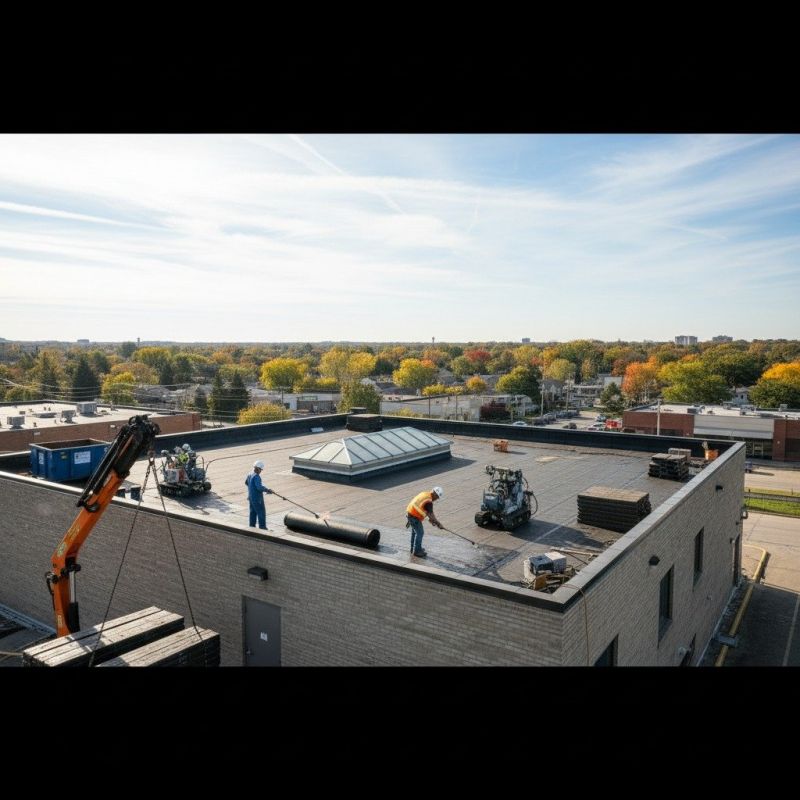Single Ply Roof Replacement in Williston, VT