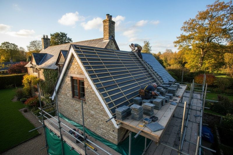 Slate Roof Replacement in Burlington, VT