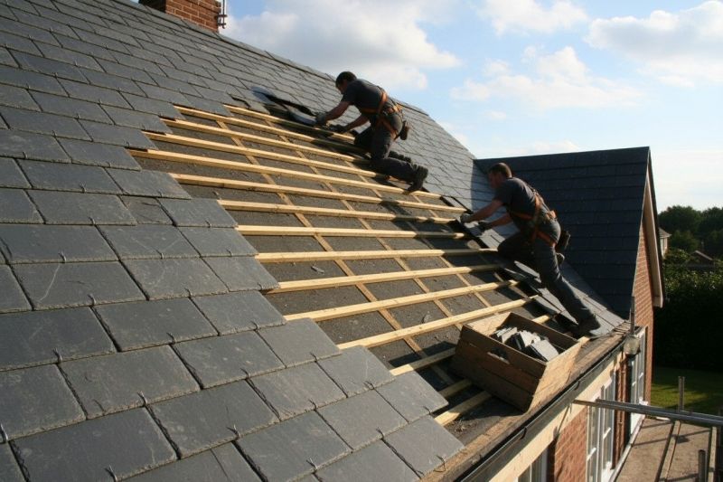 Slate Roof Replacement in Huntington, VT