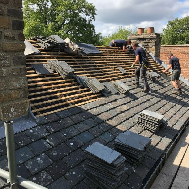 Slate Roof Replacement in Chittenden County, VT