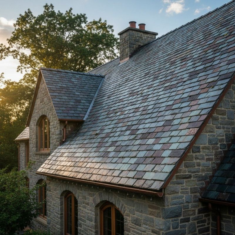 Slate Roof Replacement in Vergennes, VT