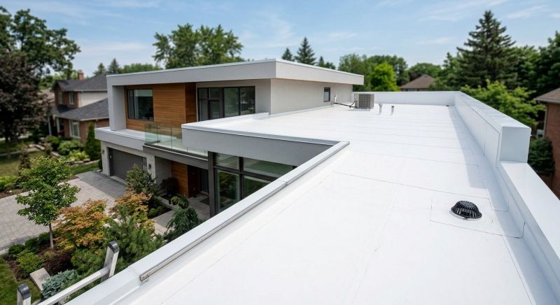 Tpo Roof Installation in Milton, VT