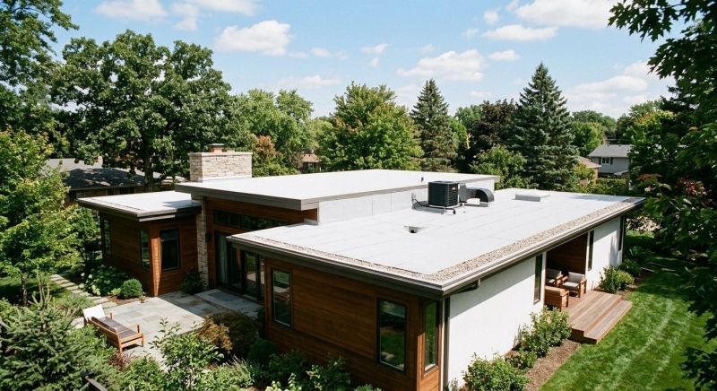 Tpo Roof Installation in Waterbury, VT