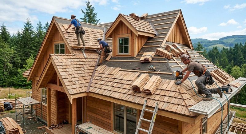 Wood Roofing Installation in Bristol, VT