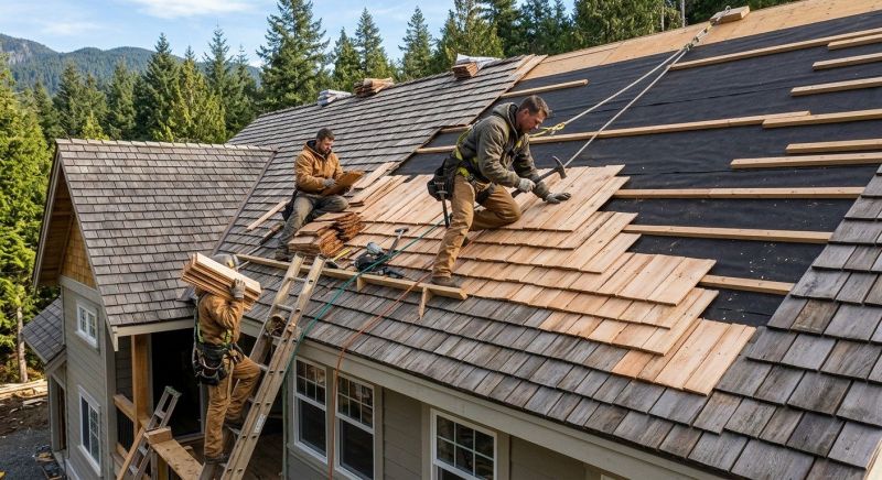 Wood Roofing Installation in Bristol, VT