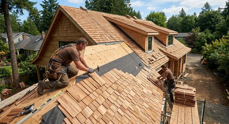 Wood Roofing Installation in Cambridge, VT