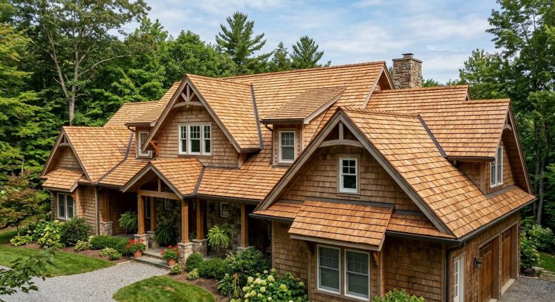 Wood Roofing Installation in Franklin County, VT