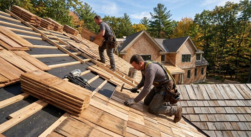 Wood Roofing Installation in Vergennes, VT