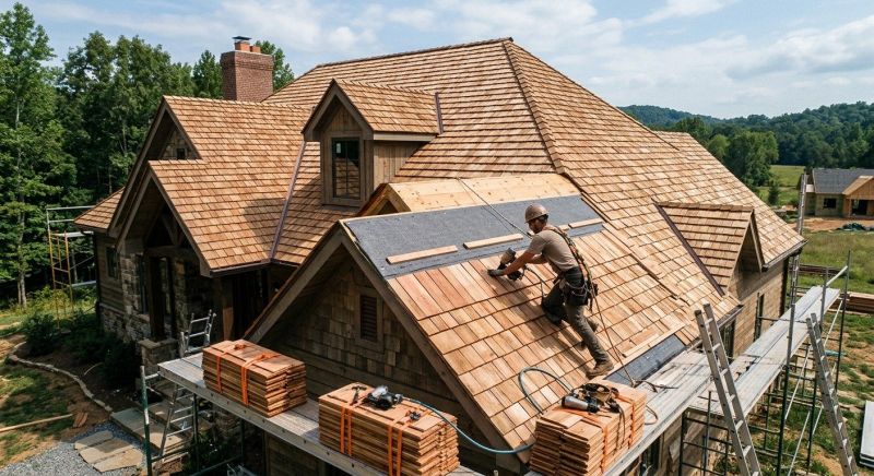 Wood Roofing Installation in Williston, VT