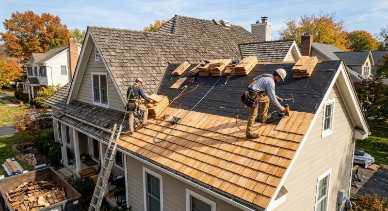 Wood Shake Roof Replacement in Willsboro, NY